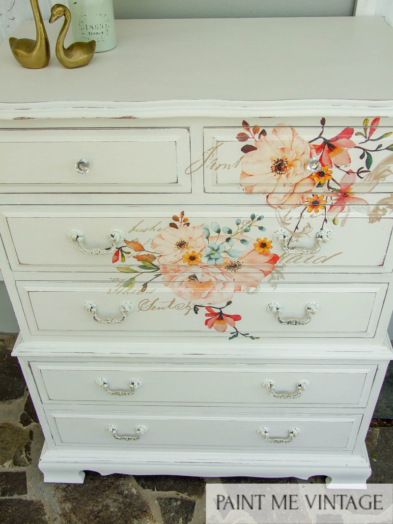 Champagne Waltz Tallboy - commission piece not for sale