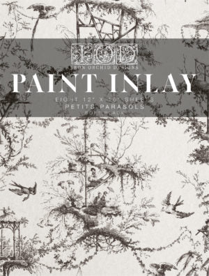 Petits Parasols I IOD Paint Inlay | Paint Me Vintage