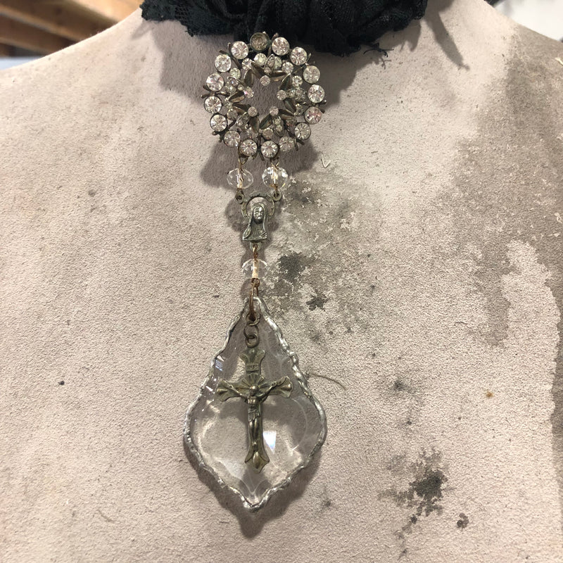 Handmade Crystal Brooch Adornment