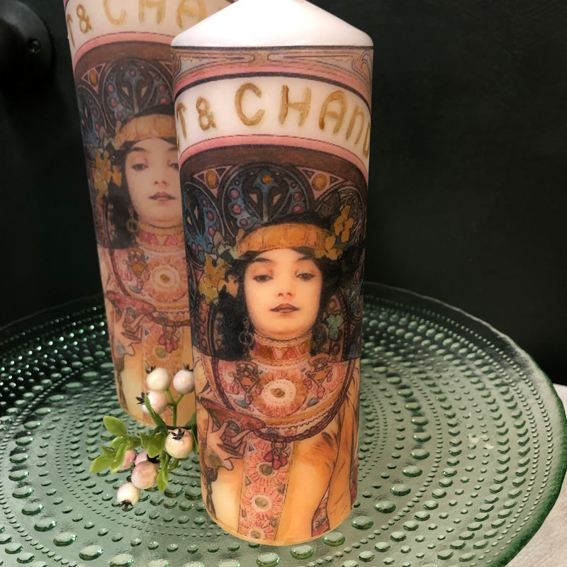 Lady Moet Candle