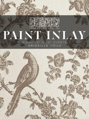 Grisaille IOD Paint Inlay | Paint Me Vintage