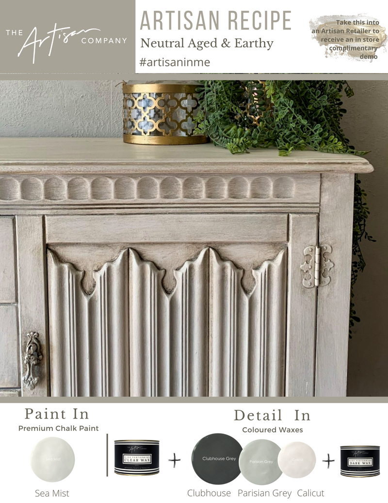 Artisan Paint Recipe Neutral Aged & Earthy