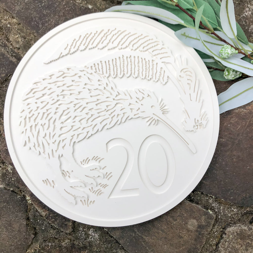 NZ 20 cent Coin Wall Art