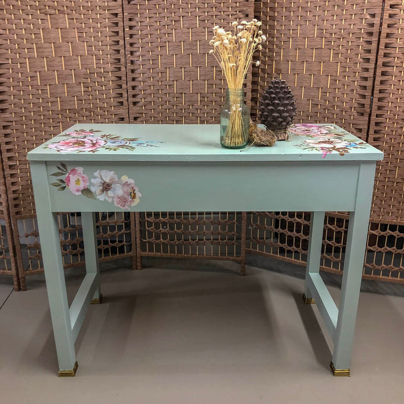  Dusty Miller Sunset Hall Table with drawer | Paint Me Vintage