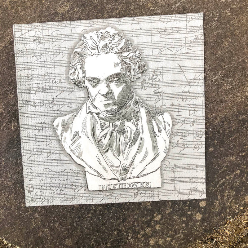 Napkin for Decoupage Beethoven NZ
