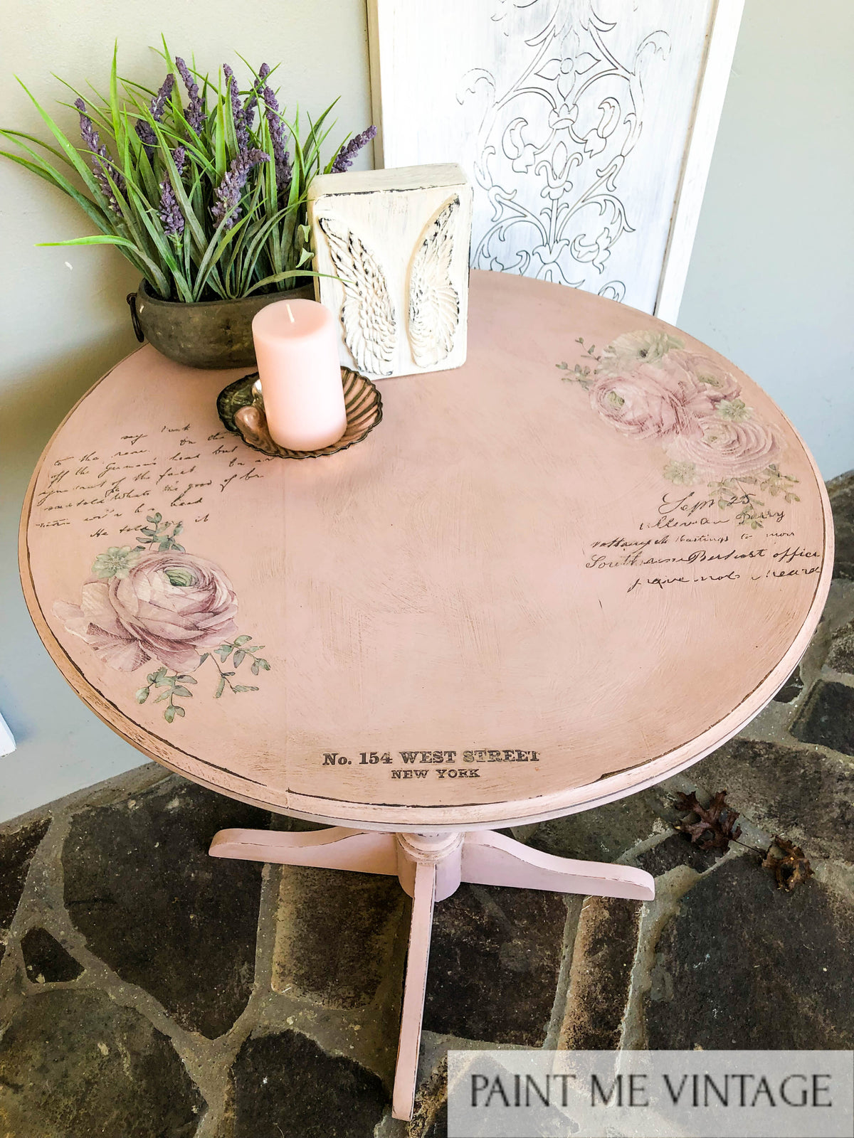 Madame de Pompadour Shabby Chic Side Table NZ