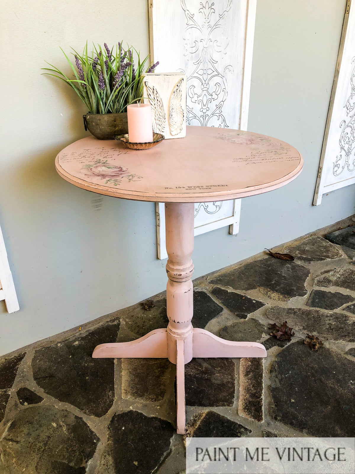 Madame de Pompadour Shabby Chic Side Table NZ