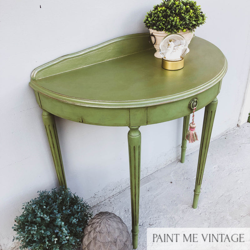 Sage & Gold Metallic Wash Console - no longer available
