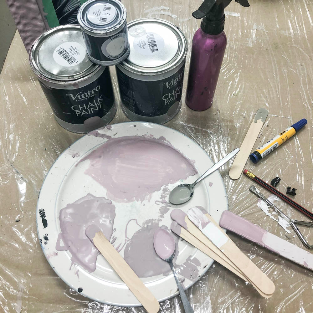 Mix It Yourself Dusky Pink Chalk Paint Recipe