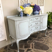 Aurora Bow Fronted and Carved Sideboard NZ
