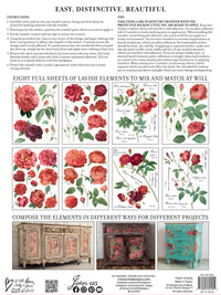 Redoute I IOD Transfer I 8 sheets | Paint Me Vintage