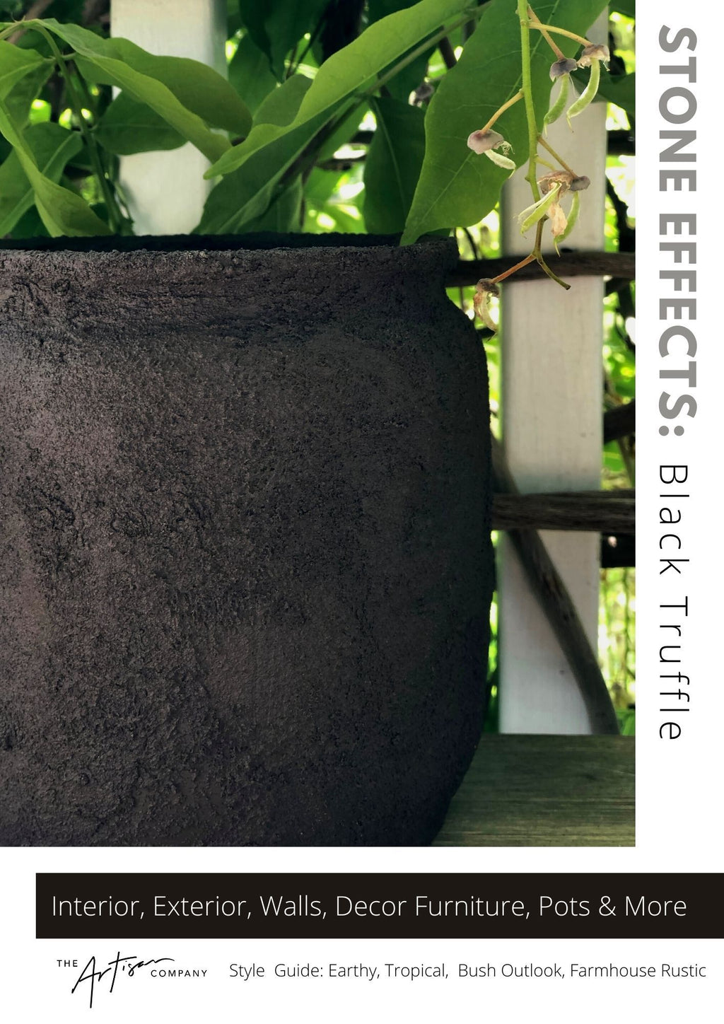 Black Truffle - Stone Effects |Paint Me Vintage|