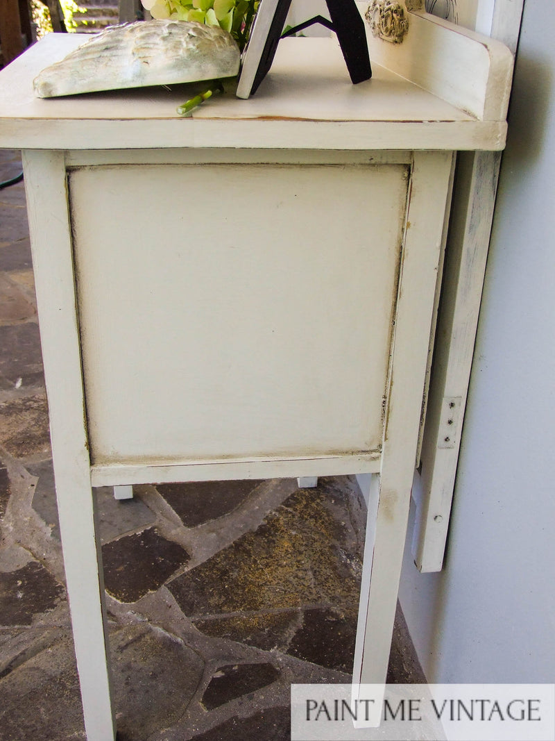Yorkshire Stone Rustic Cabinet with Tea Rose Garden transfer NZ