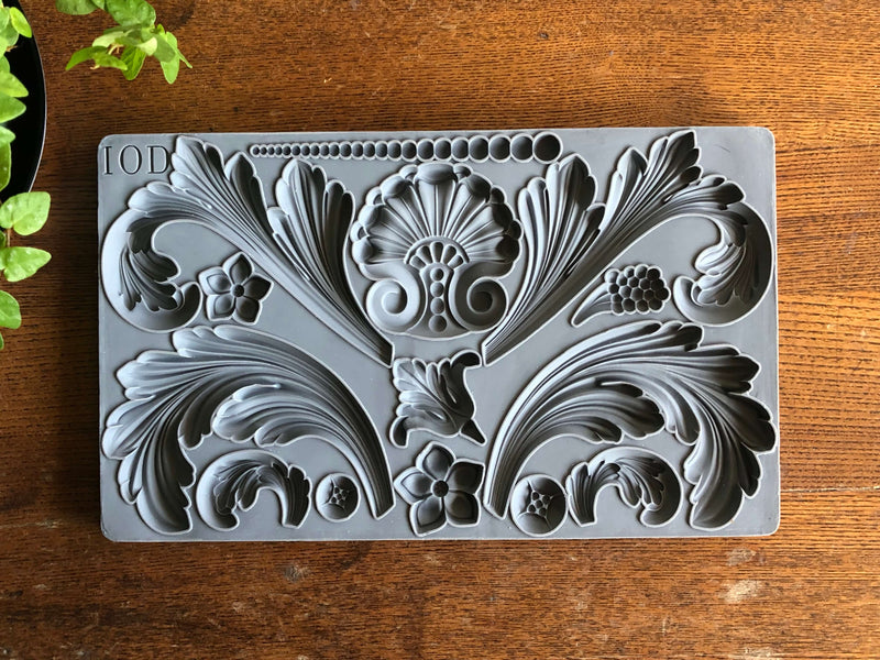 Acanthus Scroll IOD Mould | Paint Me Vintage