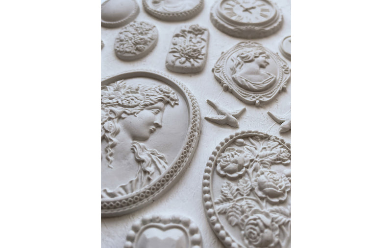 Cameos IOD Mould | Paint Me Vintage