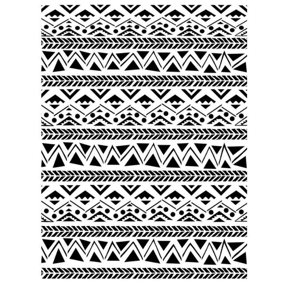 mudcloth large stencil
