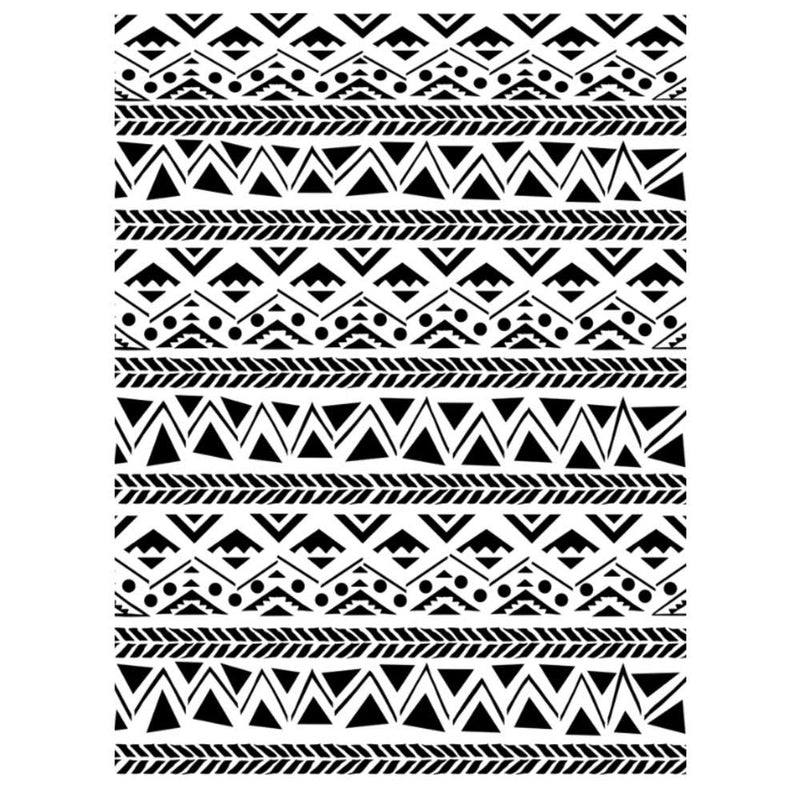 Mudcloth Stencil large by Dixie Belle