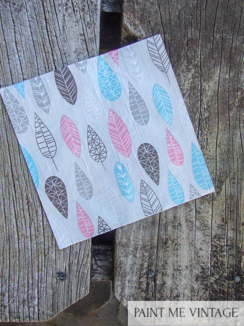 Napkin for Decoupage Feathers NZ