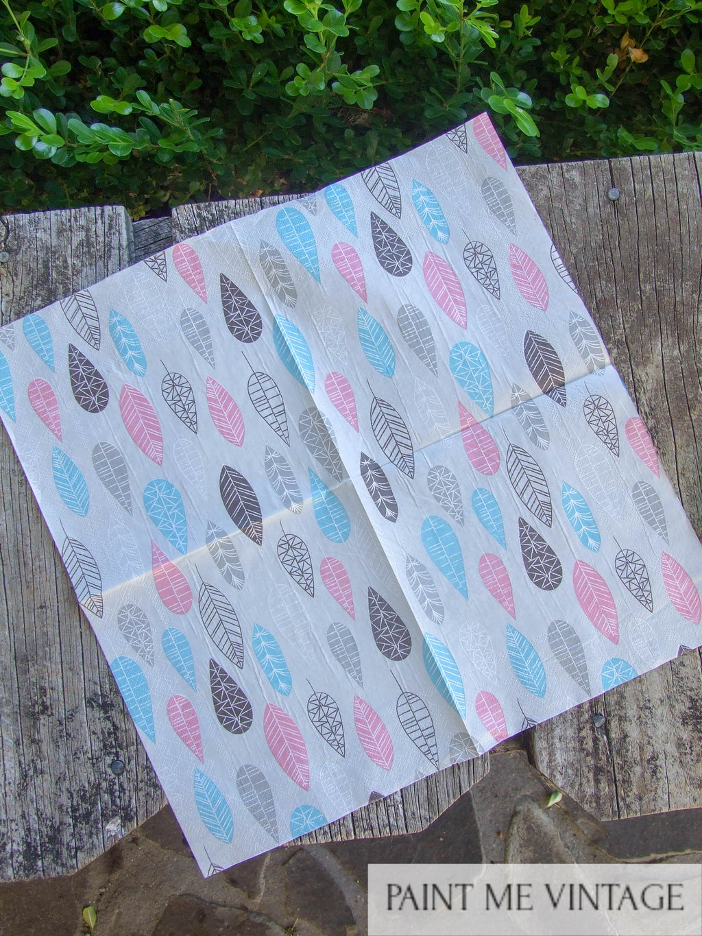 Napkin for Decoupage Feathers NZ