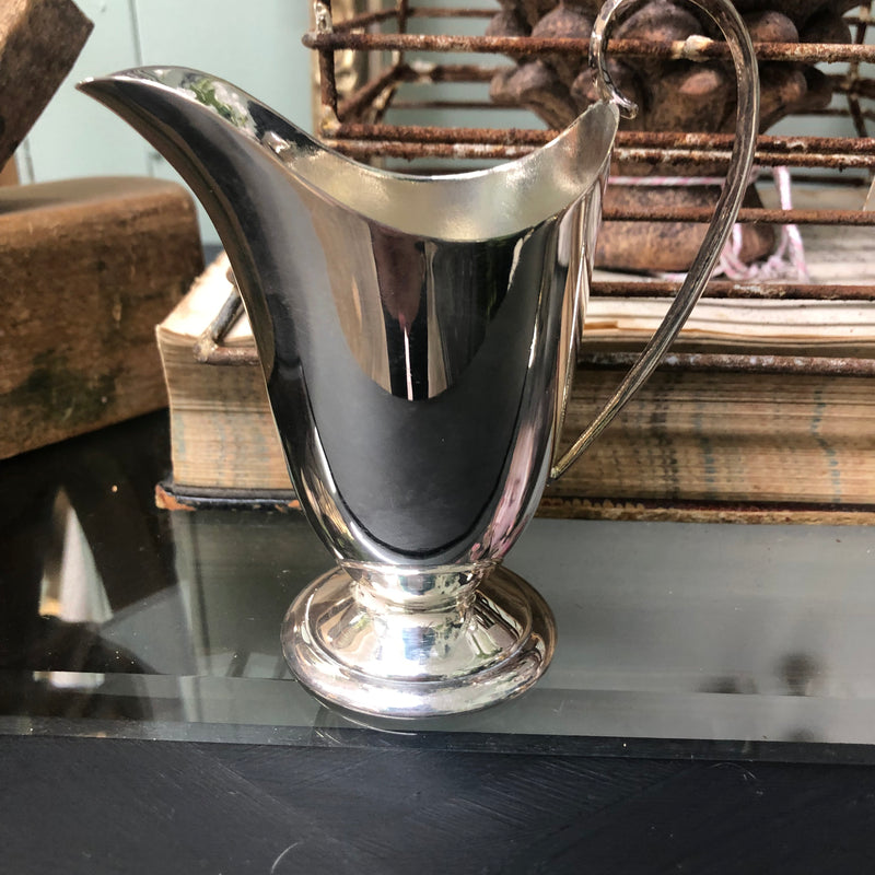 Silver jug - elegant shape for a vase