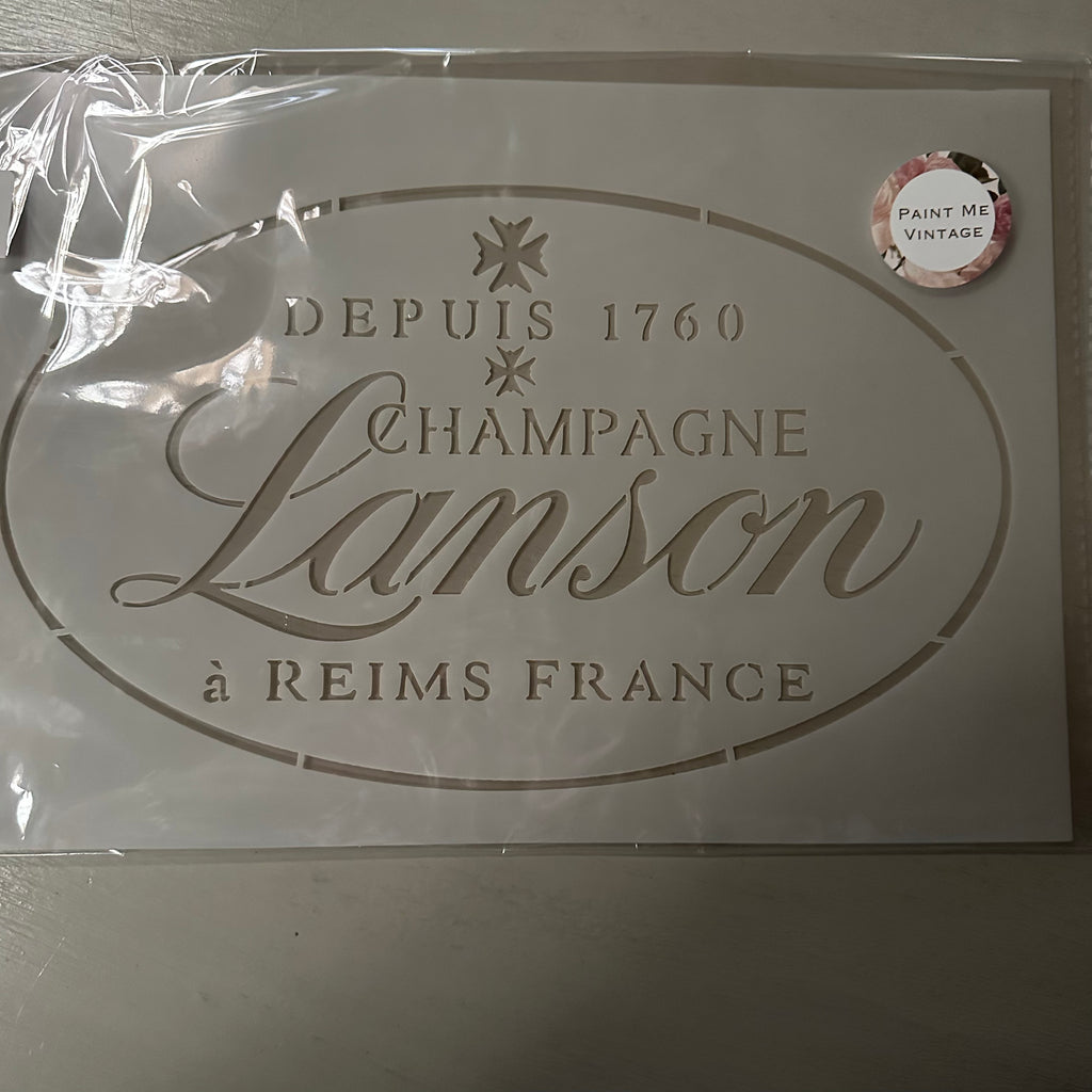 Champagne Stencil  - choice of 3