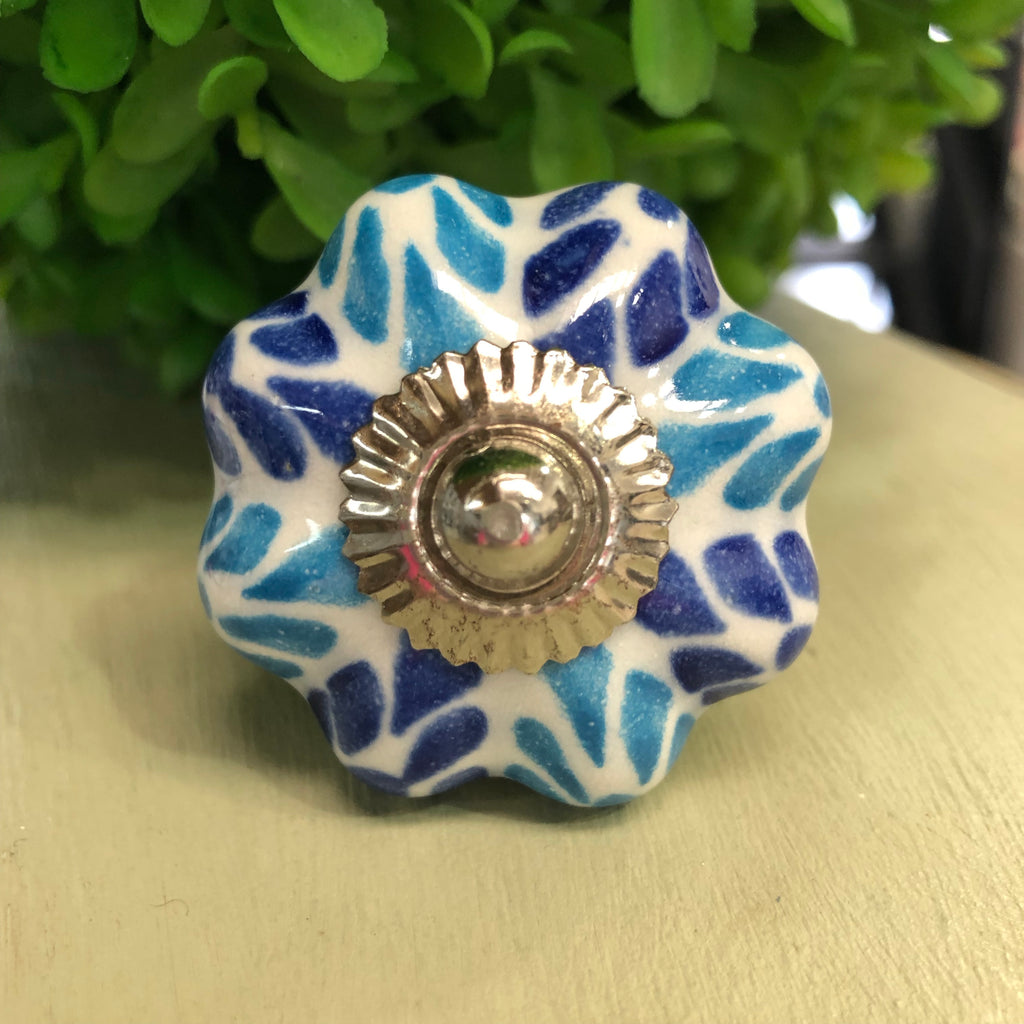 Ceramic Blues Knob