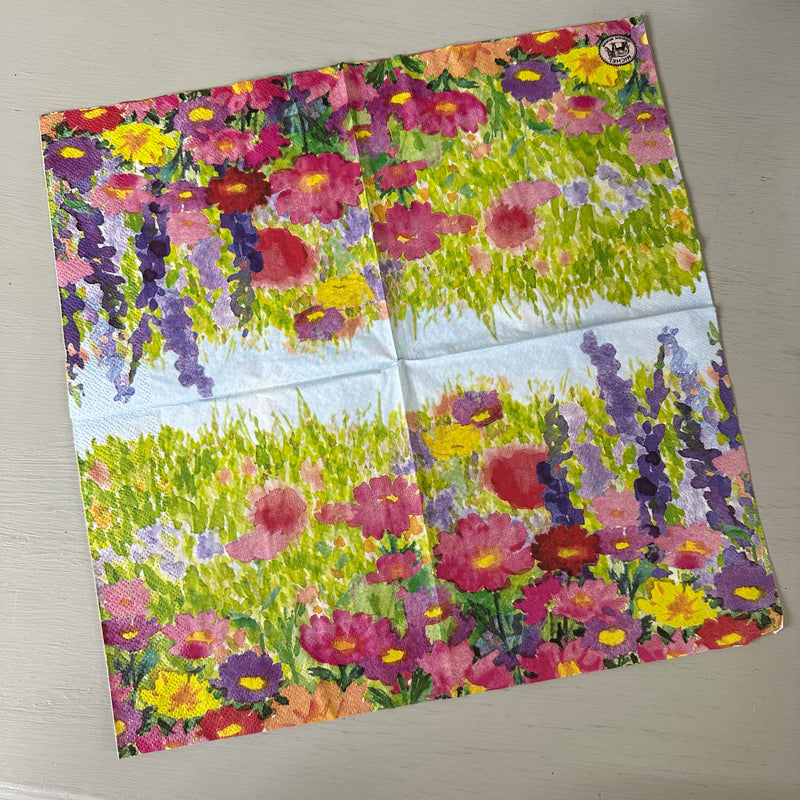 The Meadow Napkin for Decoupage