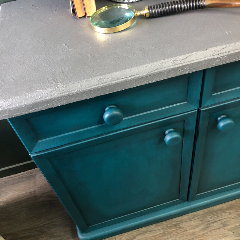 Kingsley Sideboard with crushed graphite top | Paint Me Vintage