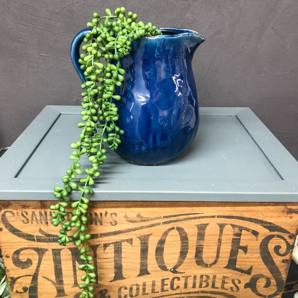 String of Beads pearls Succulent Hanging faux