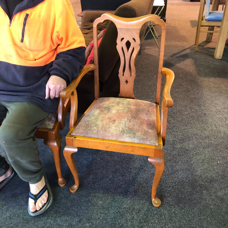 Decoupaged Decorative Chair | Paint Me Vintage