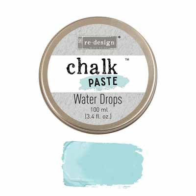 Chalk Paste Water Drops